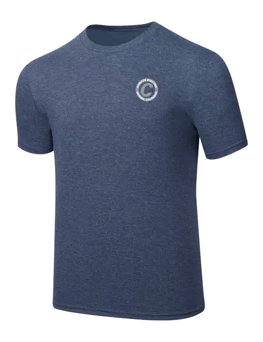Simply Soft Navy Frost 4.5oz  Poly/Combed Ring Spun Cotton T-Shirt w/Carlton Electric Logo