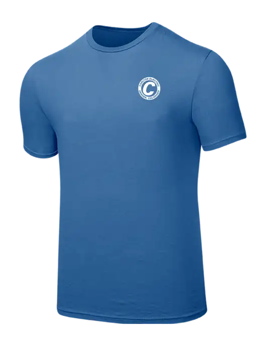 Seriously Soft Light Navy T-Shirt w/Carlton Electric Logo