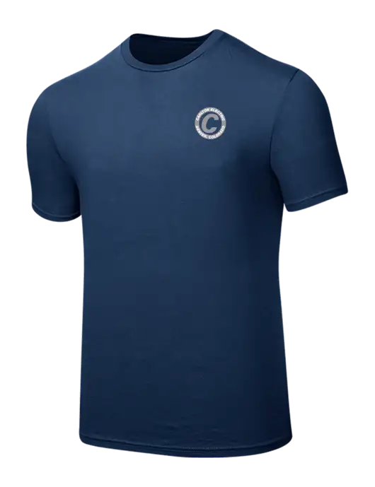 Seriously Soft Deep Slate Blue T-Shirt w/Carlton Electric Logo