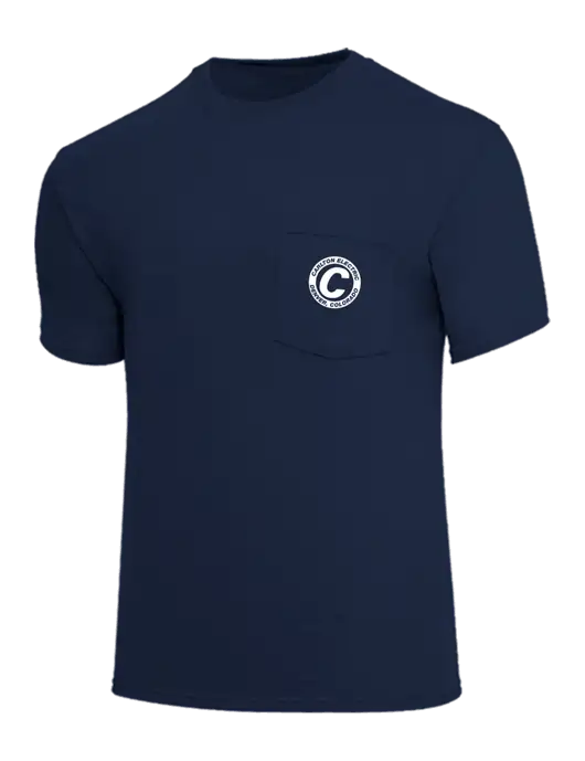 Core Blend Navy Pocket T-Shirt w/Carlton Electric Logo