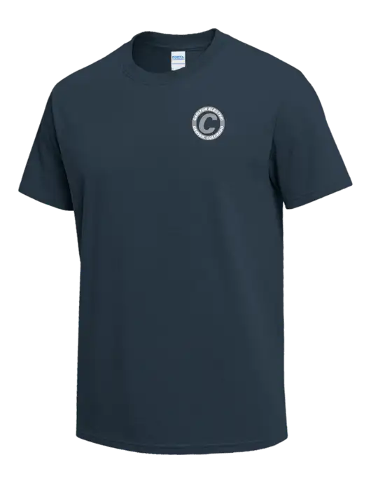 Dark Slate Blue Heavyweight 6.1 oz T-Shirt w/Carlton Electric Logo