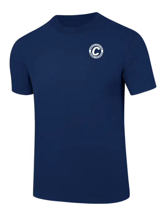 Comfort Colors 6.1 oz Dark Navy Heavyweight Ring Spun T-Shirt w/Carlton Electric Logo