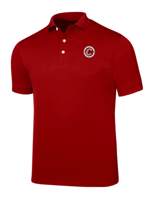 Callaway Ottoman Red Polo w/Carlton Electric Logo