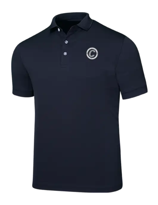 Callaway Ottoman Navy Polo w/Carlton Electric Logo