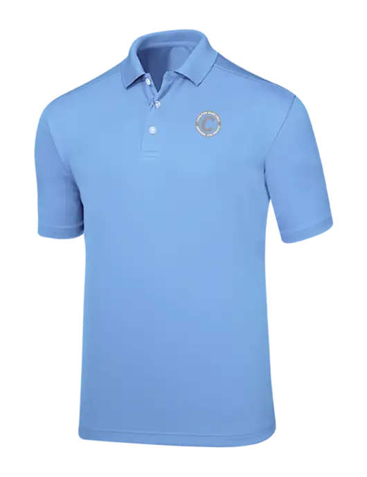 Callaway Core Light Blue Performance Polo w/Carlton Electric Logo
