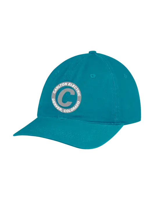 Garment Washed Unstructured Twill Sapphire Cap w/Carlton Electric Logo
