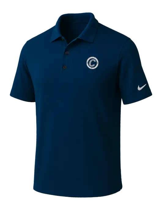 NIKE Navy Dri-Fit Micro Pique Polo w/Carlton Electric Logo