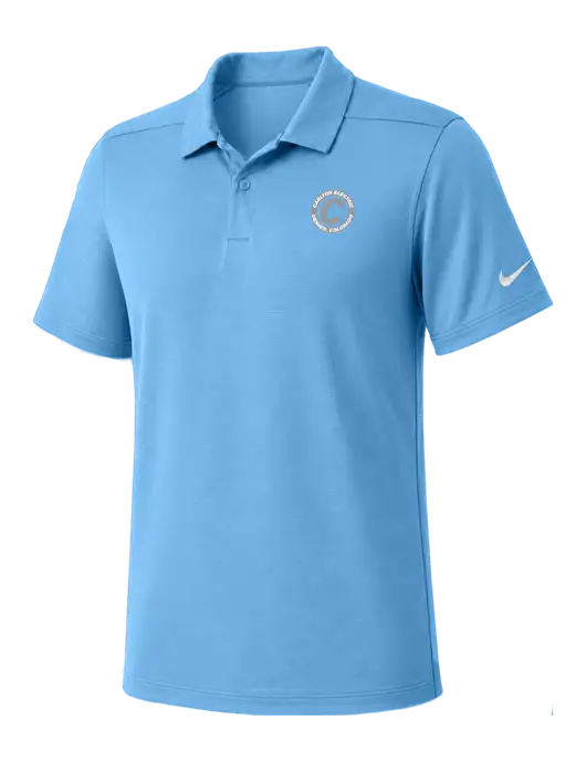 Nike Light Blue Dry Essential Solid Polo w/Carlton Electric Logo
