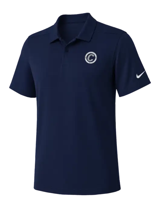 Nike Navy Dry Essential Solid Polo w/Carlton Electric Logo