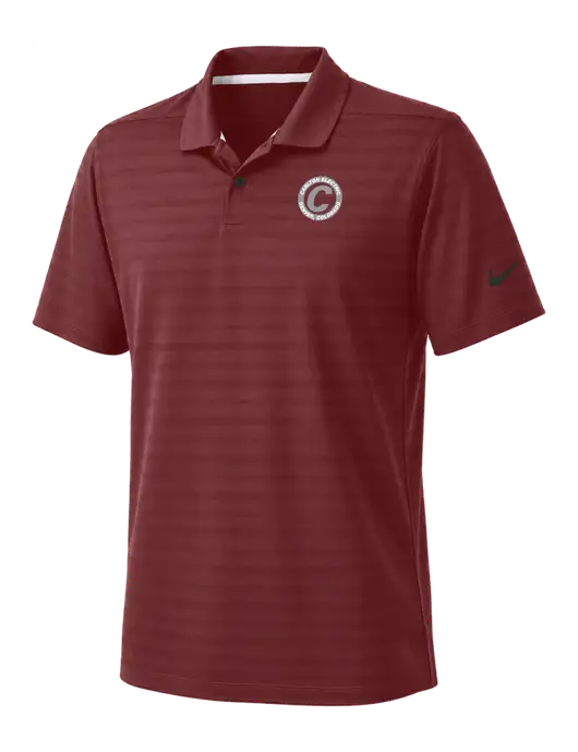Nike Cardinal Dri-FIT Vapor Jacquard Polo w/Carlton Electric Logo