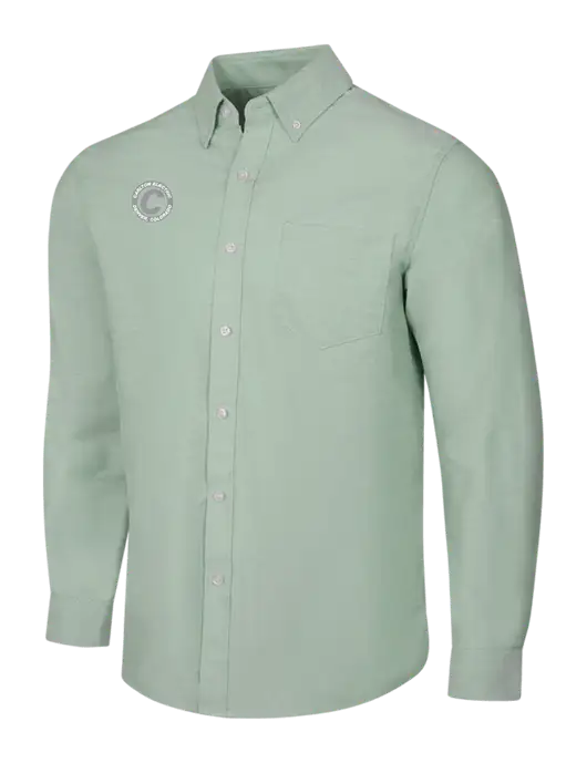 Very Light Green SuperPro Oxford Shirt w/Carlton Electric Logo