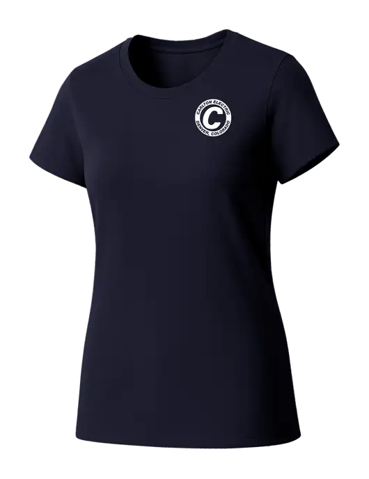 Womens Seriously Soft New Navy T-Shirt w/Carlton Electric Logo