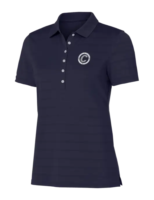 Callaway Womens Navy Ventilated Polo w/Carlton Electric Logo