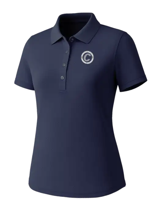 Callaway Womens Core Navy Performance Polo w/Carlton Electric Logo