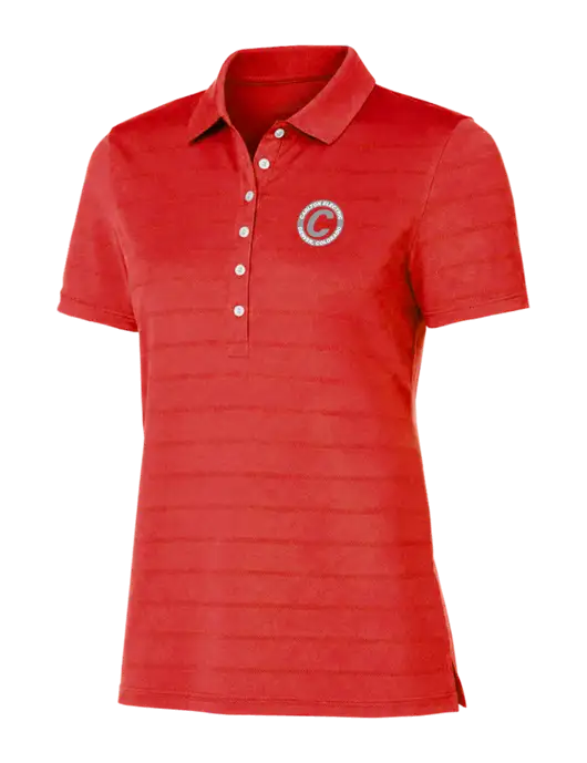 Callaway Womens Red Ventilated Polo w/Carlton Electric Logo