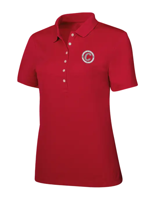 Callaway Womens Ottoman Red Polo w/Carlton Electric Logo