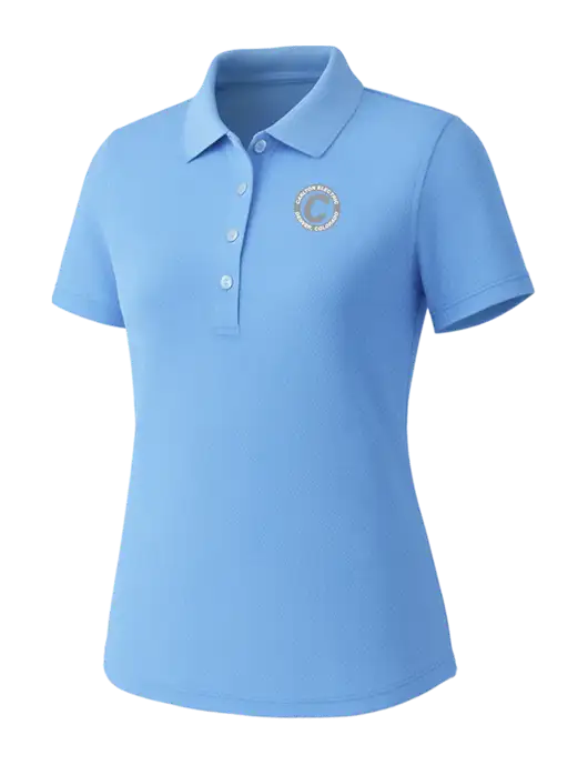 Callaway Womens Core Light Blue Performance Polo w/Carlton Electric Logo