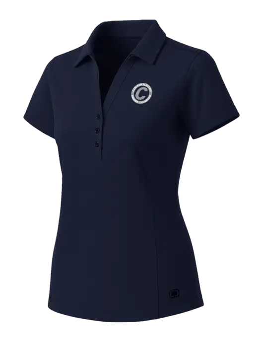 OGIO Womens Navy ONYX Polo w/Carlton Electric Logo