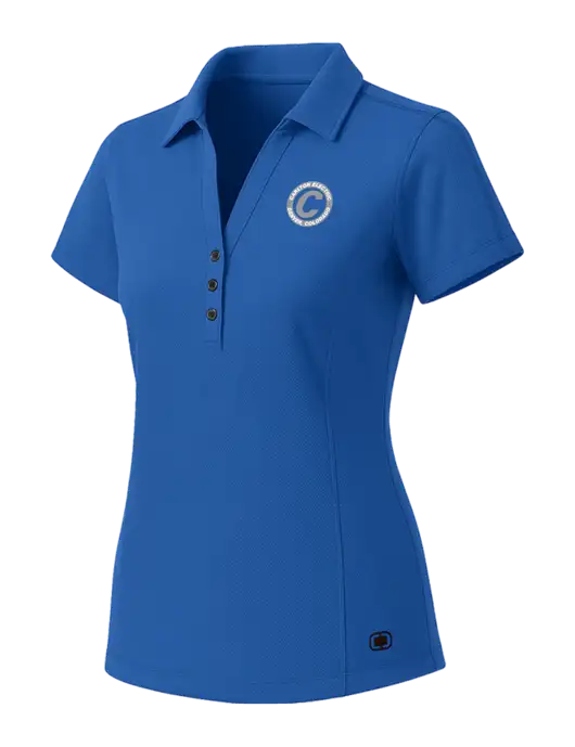 OGIO Womens Royal Blue ONYX Polo w/Carlton Electric Logo