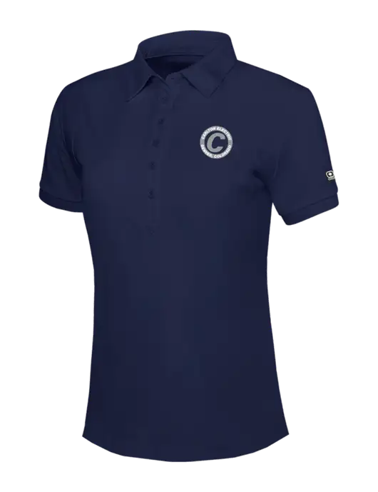 OGIO Womens Navy Jewel Polo w/Carlton Electric Logo