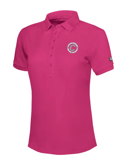 OGIO Womens Pink Jewel Polo w/Carlton Electric Logo