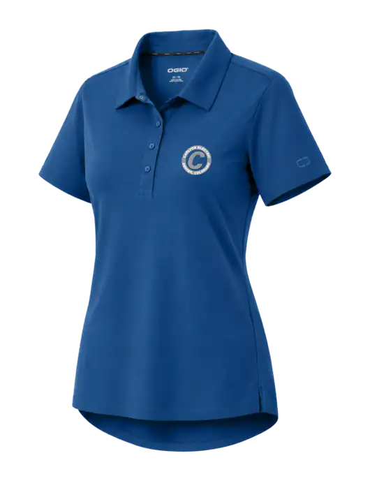 OGIO Womens Envision Light Navy Polo w/Carlton Electric Logo