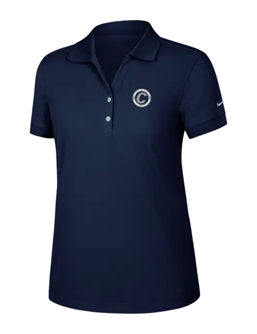 Nike Womens Dri-FIT Classic Dark Navy Polo w/Carlton Electric Logo