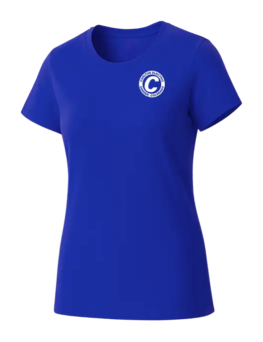 Womens Seriously Soft Royal T-Shirt w/Carlton Electric Logo